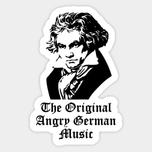 The Original Angry German Music Sticker